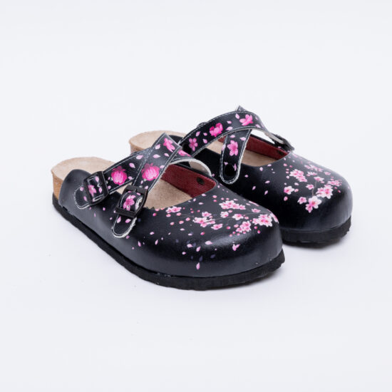 Ортопедични чехли със стелка от естествен велур / /