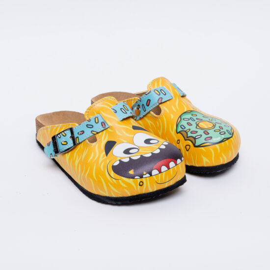 Alternative view of Ортопедични чехли със стелка от естествен велур