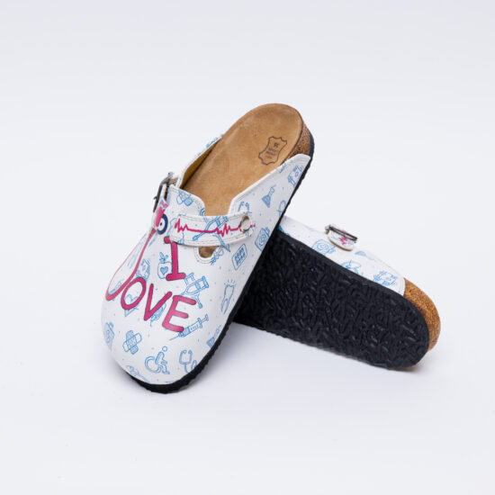 Ортопедични чехли със стелка от естествен велур / /