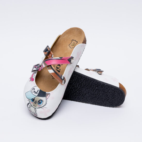 Ортопедични чехли със стелка от естествен велур / /