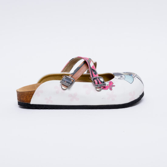 Ортопедични чехли със стелка от естествен велур / /