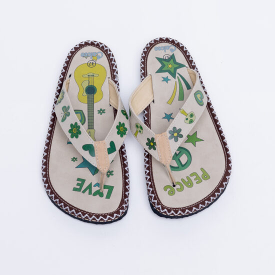 Цветни дамски чехли за плаж тип джапанки / / Цветни дамски чехли за плаж тип джапанки / /