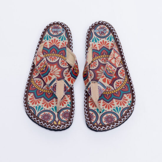 Цветни дамски чехли за плаж тип джапанки / /