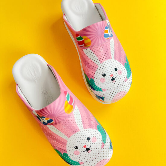 Дамско анатомично медицинско сабо на платформа / / Дамско анатомично медицинско сабо на платформа / /