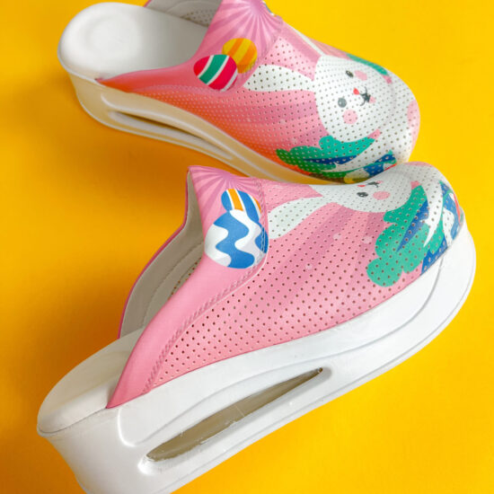 Дамско анатомично медицинско сабо на платформа / / Дамско анатомично медицинско сабо на платформа / /