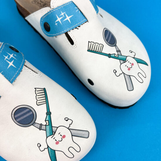 Ортопедични чехли със стелка от естествен велур / /