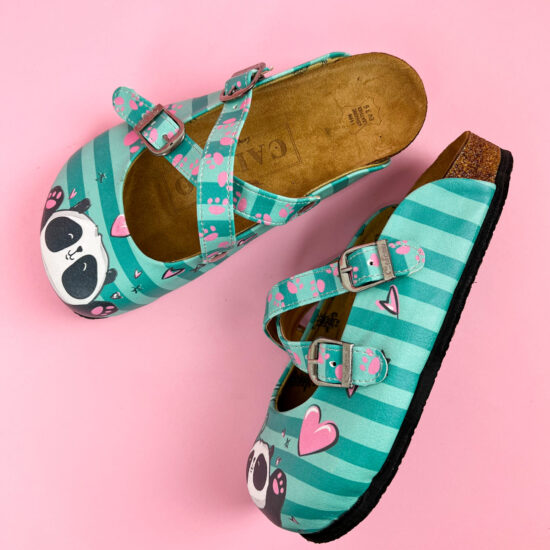 Ортопедични чехли със стелка от естествен велур / /