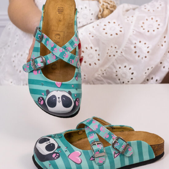 Ортопедични чехли със стелка от естествен велур / /