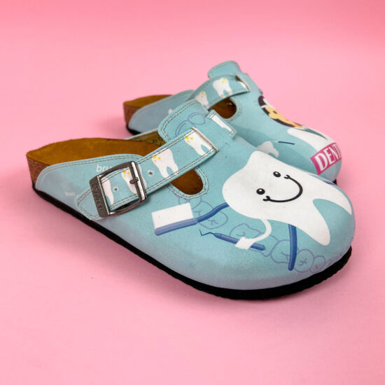 Ортопедични чехли със стелка от естествен велур / /