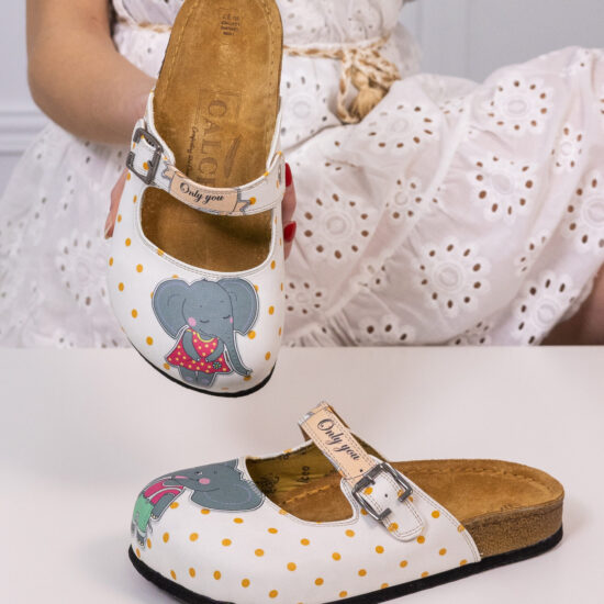 Ортопедични чехли със стелка от естествен велур / /