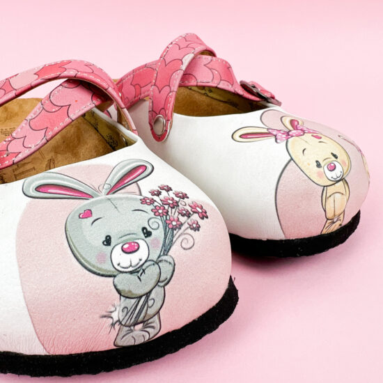 Ортопедични чехли със стелка от естествен велур / /