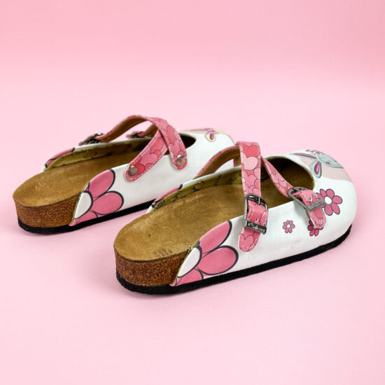 Ортопедични чехли със стелка от естествен велур / /