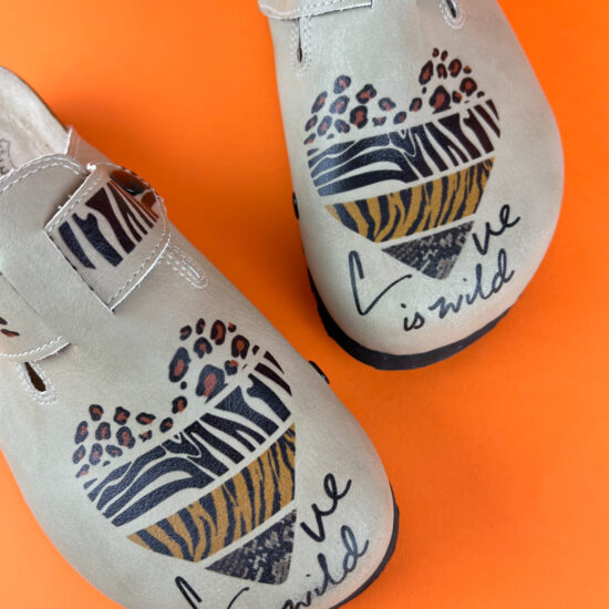 Ортопедични чехли със стелка от естествен велур / /