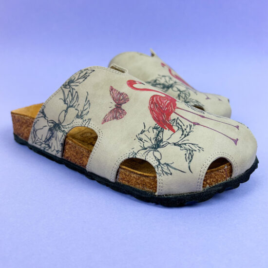 Ортопедични чехли със стелка от естествен велур / / Ортопедични чехли със стелка от естествен велур / /