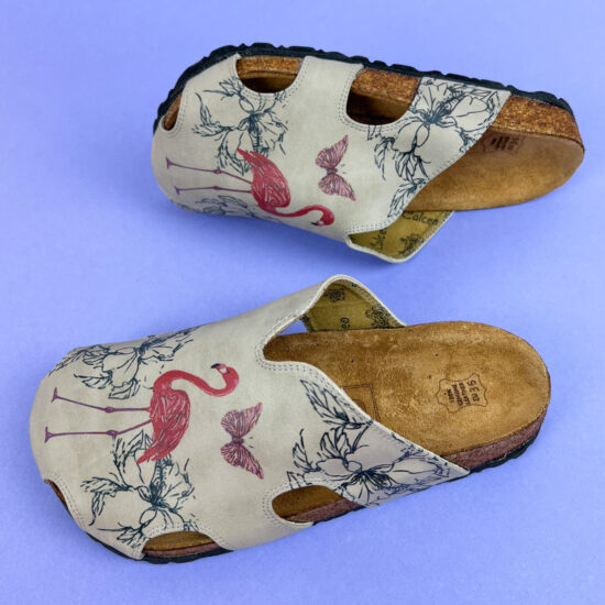 Ортопедични чехли със стелка от естествен велур / / Ортопедични чехли със стелка от естествен велур / /