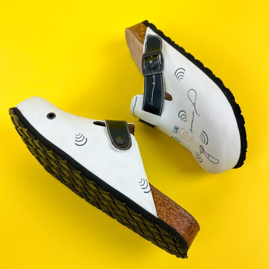 Ортопедични чехли със стелка от естествен велур / / Ортопедични чехли със стелка от естествен велур / /