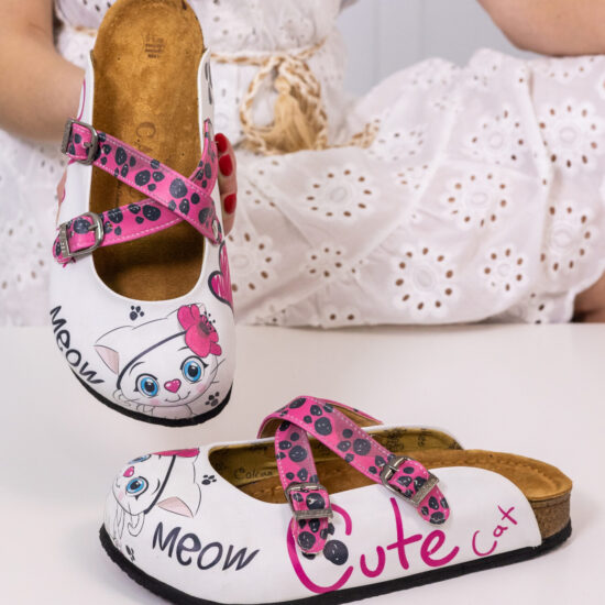 Ортопедични чехли със стелка от естествен велур / /