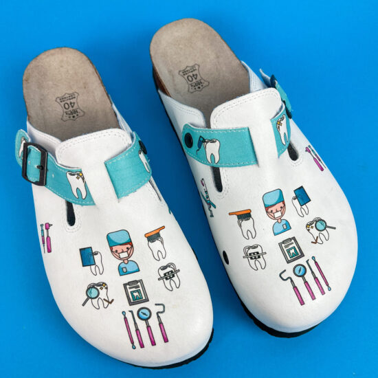 Мъжки ортопедични чехли с велурена стелка / /