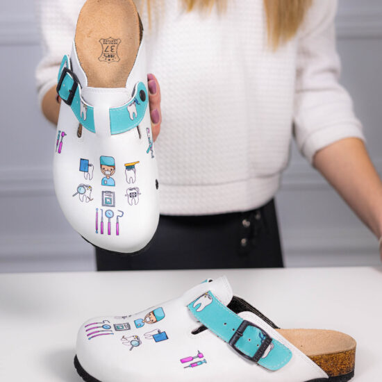 Мъжки ортопедични чехли с велурена стелка / /