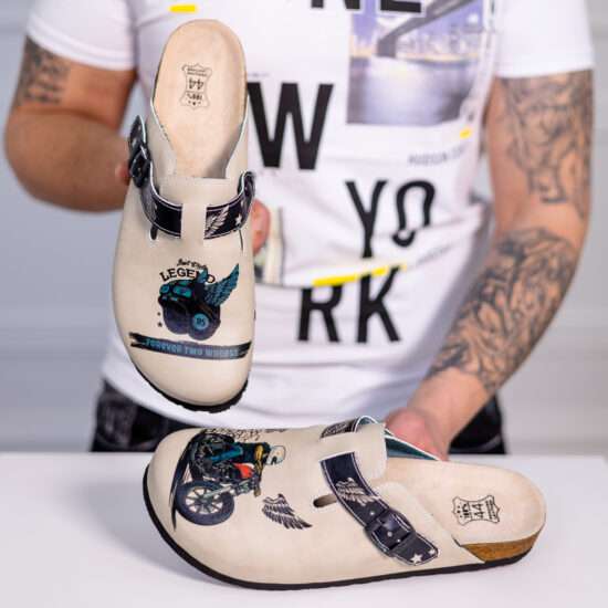 Мъжки ортопедични чехли с велурена стелка / / Мъжки ортопедични чехли с велурена стелка / /