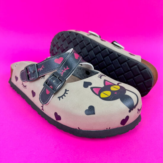 Ортопедични чехли със стелка от естествен велур / /