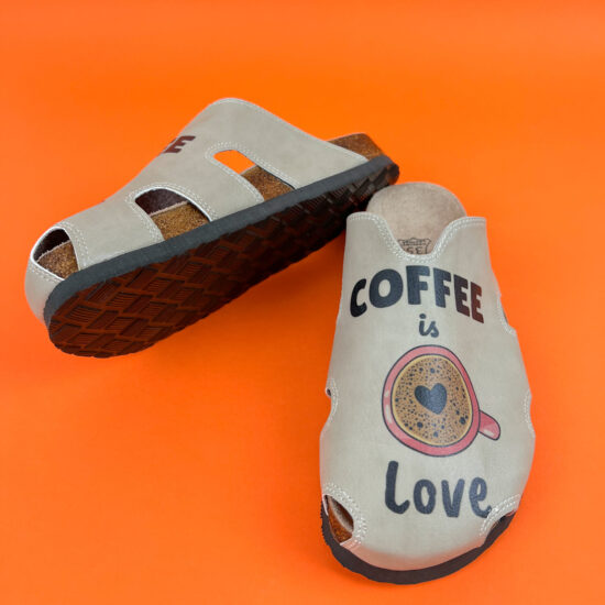 Ортопедични чехли със стелка от естествен велур / /