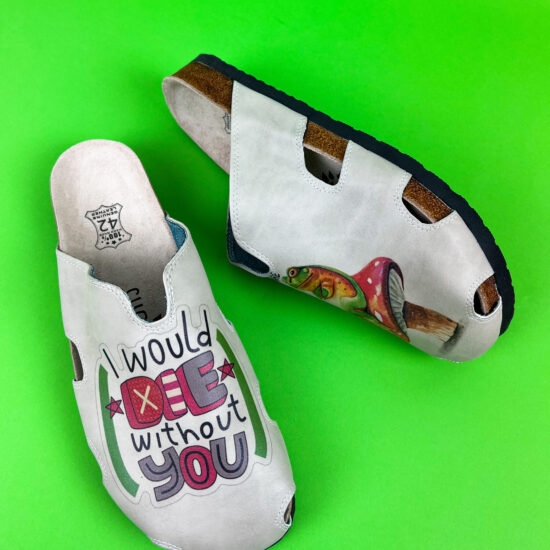 Ортопедични чехли със стелка от естествен велур / / Ортопедични чехли със стелка от естествен велур / /