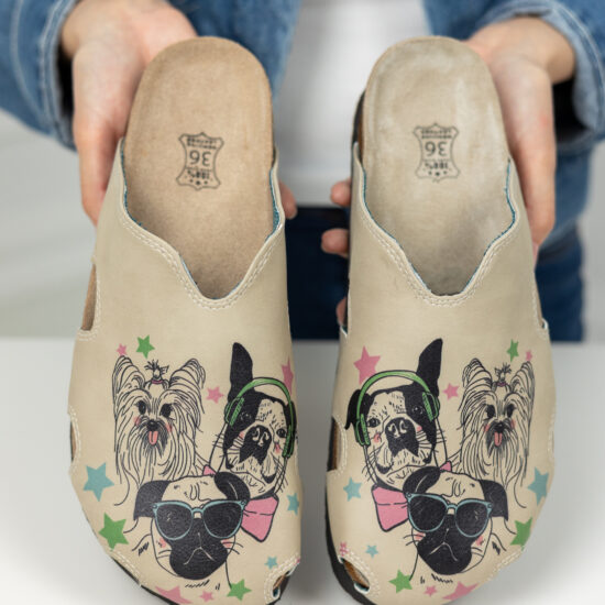 Ортопедични чехли със стелка от естествен велур / / Ортопедични чехли със стелка от естествен велур / /