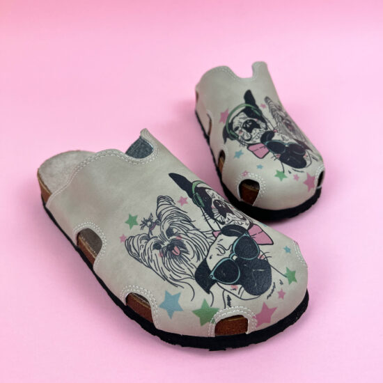 Ортопедични чехли със стелка от естествен велур / / Ортопедични чехли със стелка от естествен велур / /