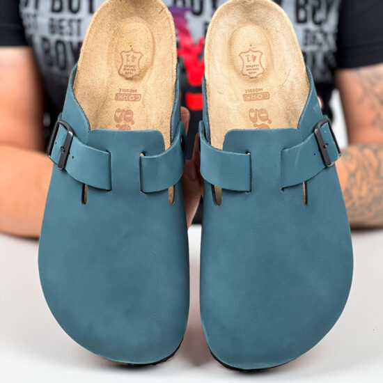 Мъжки ортопедични чехли от естествена кожа / /