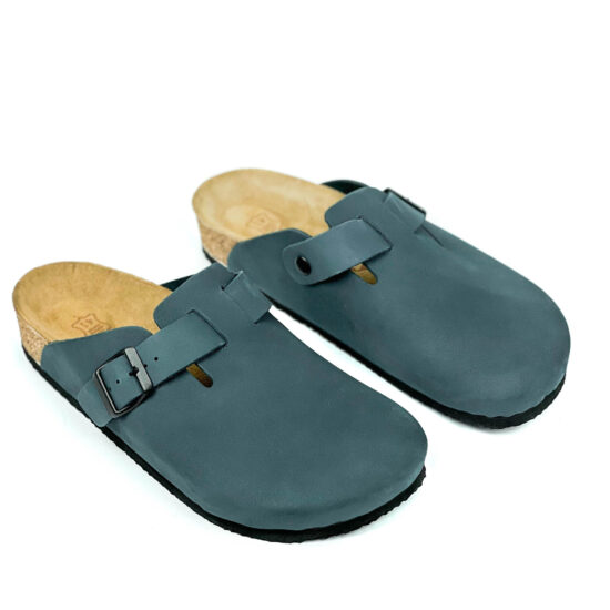 Мъжки ортопедични чехли от естествена кожа / /