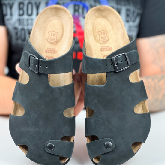 Мъжки ортопедични чехли от естествена кожа / / Мъжки ортопедични чехли от естествена кожа / /