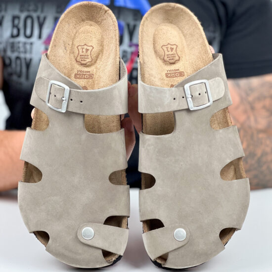 Мъжки ортопедични чехли от естествена кожа / / Мъжки ортопедични чехли от естествена кожа / /