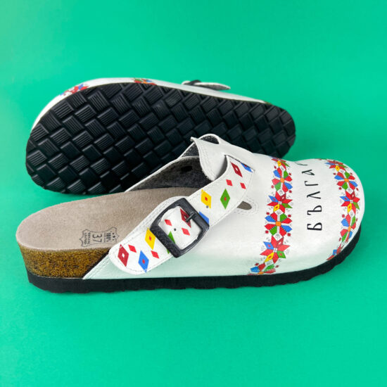 Ортопедични чехли със стелка от естествен велур / /