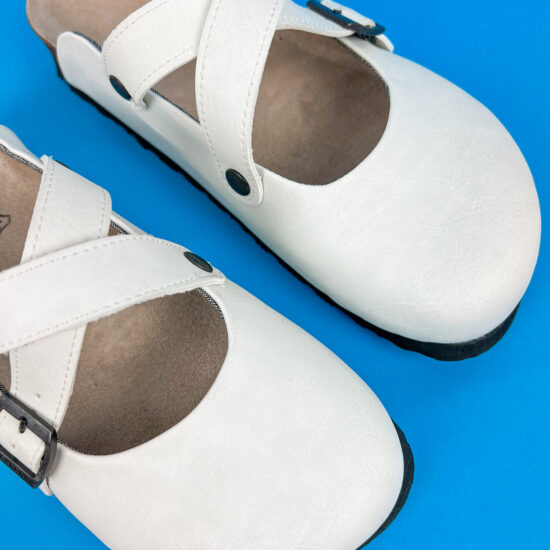 Ортопедични чехли със стелка от естествен велур / /