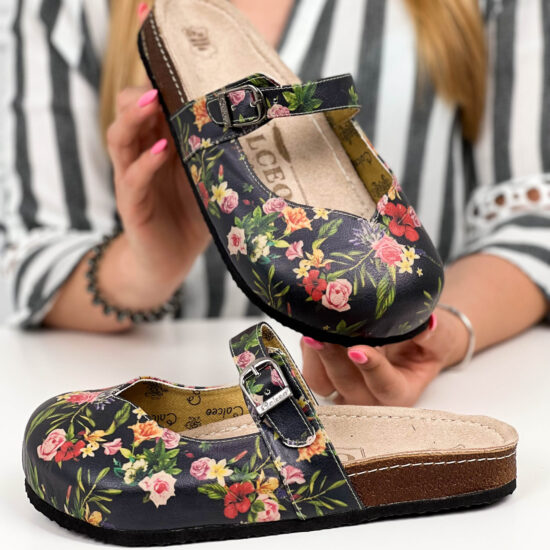 Ортопедични чехли със стелка от естествен велур / / Ортопедични чехли със стелка от естествен велур / /