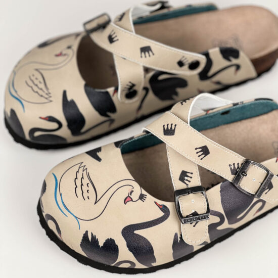 Ортопедични чехли със стелка от естествен велур / /