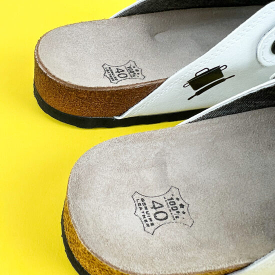 Мъжки ортопедични чехли с велурена стелка / /