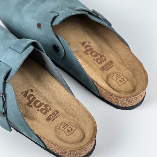 Мъжки ортопедични чехли от естествена кожа / /