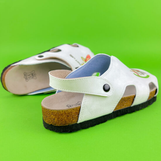 Ортопедични сандали със стелка от естествен велур / /