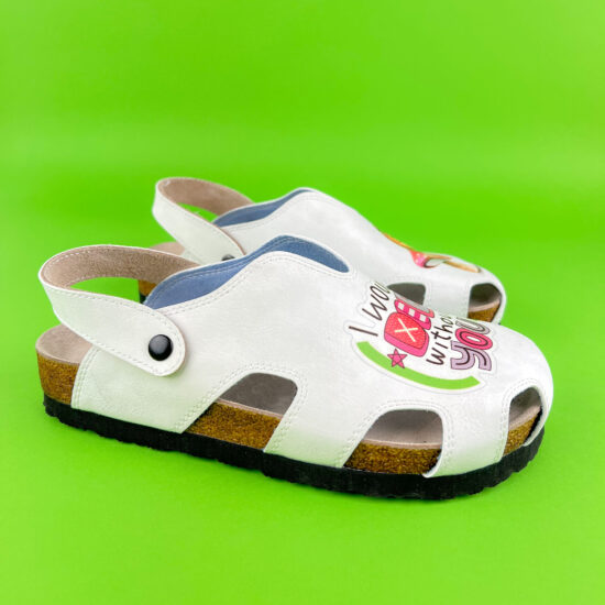 Ортопедични сандали със стелка от естествен велур / /