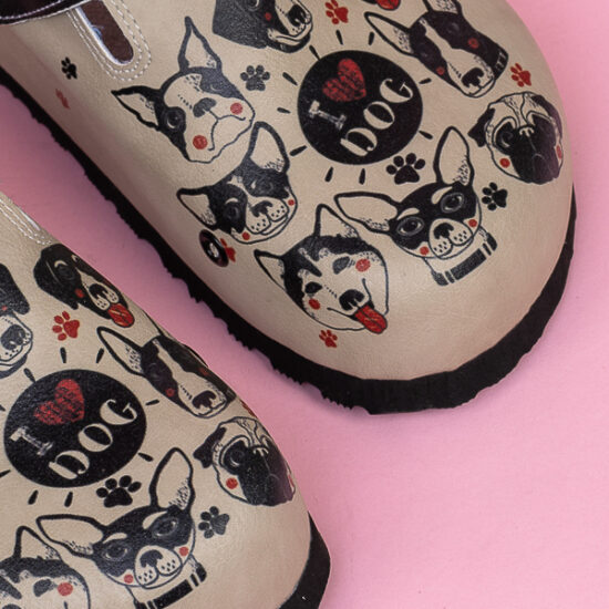 Ортопедични чехли със стелка от естествен велур / /