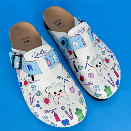 Ортопедични чехли със стелка от естествена кожа / /