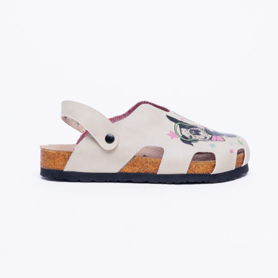 Ортопедични сандали със стелка от естествен велур / /