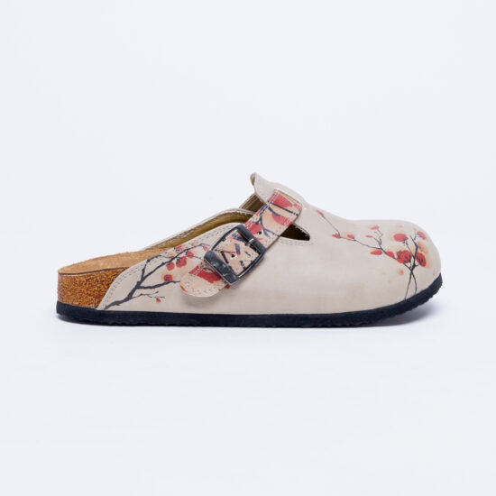 Ортопедични чехли със стелка от естествен велур / /