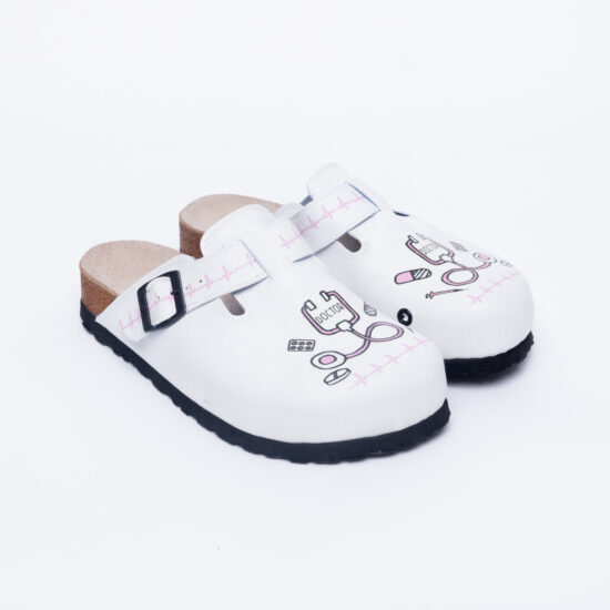 Ортопедични чехли със стелка от естествен велур / /