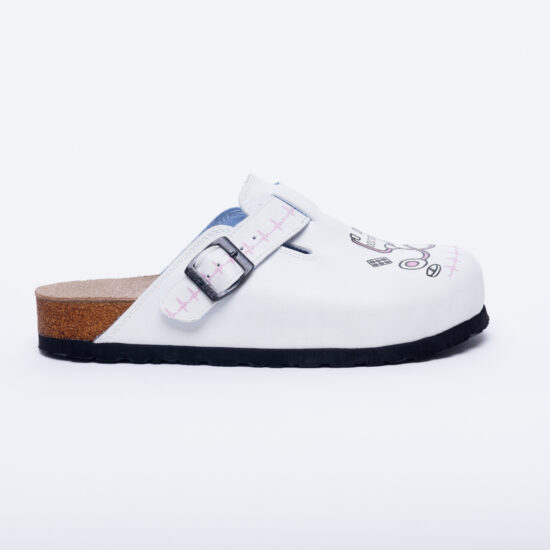 Ортопедични чехли със стелка от естествен велур / /