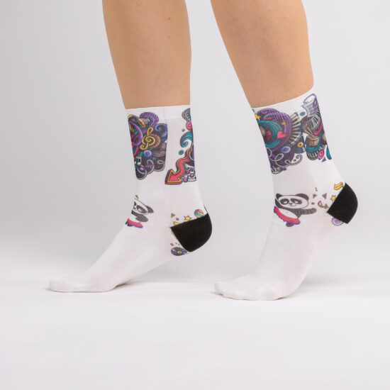 Дамски шарени чорапи / /