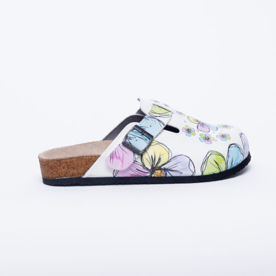 Ортопедични чехли със стелка от естествен велур / /