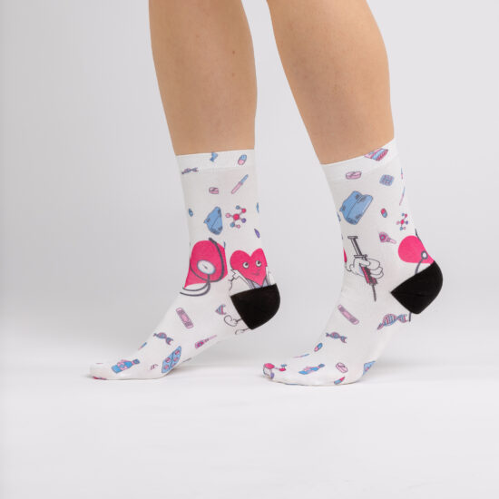 Дамски шарени чорапи / /